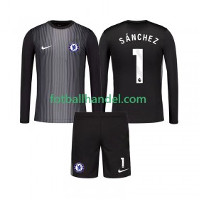 Barn Fotballdrakter Keeper Chelsea Robert Sanchez 1 Hjemme 2025-26 Langermet